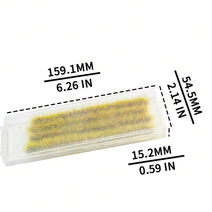 Miniature Grass Strips Model Scene Props Decoration Craft Wheat Field