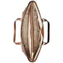 Michael Kors Temple Large Leather Tote - Luggage - View 2