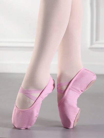 Children's Dance Shoes Girls' Ballet Dance Shoes Dance Flat Shoes Suitable For Indoor Use Practice