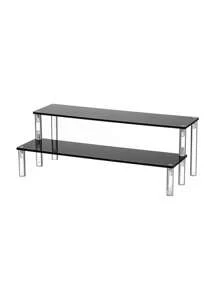 Acrylic Display Rack For Collectibles, Blind Box, Action Figures, Jewelry, Cosmetics - Transparent Tiered Desktop Display Stand