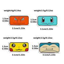 pokemon Pokemon 1/7 szt. Anime kreatywny kwadratowy Pikachu broszka słodki Charizard emalia pin plecak odzież biżuteria metalowe odznaki akcesoria prezenty dla przyjaciela akcesoria do sukienki pin na ubrania torba urok szkoła