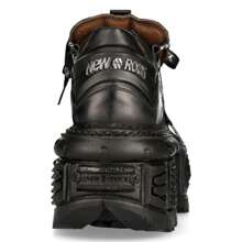 New Rock Unisex Platform Punk Metal Boots- M-TANK120N - màu đen - Xem 7