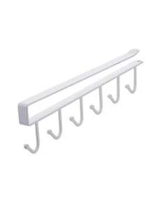 1 Giá treo đồ bằng sắt không để lại dấu đinh, Móc treo đồ đa năng, Tổ chức 6 móc - Nhiều màu, Đồ dùng nhà bếp, Hộp lưu trữ, Tổ chức, Trang trí phòng, Thích hợp cho nhà bếp, Nhà hàng, Tiệc tùng, Cắm trại, Tụ họp, Quà tặng cho bạn bè, Quà tặng gia đình, Quà tặng Giáng sinh - Nhiều màu - Xem 10