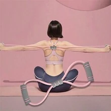 8 Shaped Yoga Resistance Band Is Suitable For Full Body Exercise And Shaping, Fitness Exercises, Auxiliary Training Equipment, And Fitness Equipment Accessories Gym Accessories, Sport, Gym, Home Exercise, Sport Accessories, Gym Accessories, CrossFit Accessories