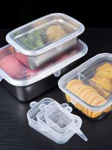 6pcs Silicone Stretch Lids, Reusable Durable Food Storage Lids For Bowls, Silicone Lid Cover, Dishwasher And Refrigerator Safe Storage, Kitchen Supplies Storage Cover For Bowls With 6 Different Sizes, Suitable For Most Containers, Silicone Cover Stretch Lid Reusable Stretchable Multifunctional Fruit And Vegetable Fresh-Keeping Cover