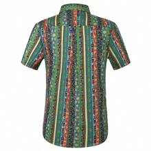 SSLR Hawaiian Shirt For Men Short Sleeve Button Down Shirts Summer Beach Shirts
