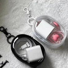 1pc Multi-Functional Storage Bag For Cosmetics, Electronic Cables, Perfume, Keys, Bracelets And Small Accessories,Portable Mini Transparent Zipper Storage Bag, Multifunctional Jewelry Organizer For Earphones, Charging Case, Keychain, Ring, Transparent Travel Accessory Pouch - Multicolor - View 3