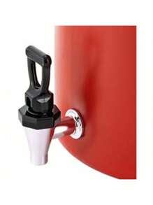 ZhdnBhnos LINSIE 10L/2.64gal 304 Stainless Steel Insulated Beverage Dispenser, Insulated Thermal Hot And Cold Beverage Dispenser With Faucet, Drink Dispenser For Hot Tea & Coffee, Cold Milk, Juice, Red The Best Gift/Present For Family&Friends Happy Christmas - 紅色 - 查看 6