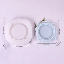 1 pieza Molde de silicona para velas con diseño estilo europeo, DIY
