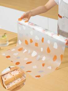1 Roll Shelf Liner For Kitchen Cabinets Non-Adhesive Drawer Liners Refrigerator Liner Non Slip Cabinet Liners For Shelves EVA Waterproof Cupboard Liner For Bathroom Kitchen Pantry - Multicolor - View 4