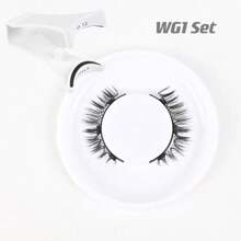 3-Magnet Magnetic Eyelashes Fluffy False Eyelashes No Glue Needed Magnetic Lashes Natural Strip Eye Lashes Magnetic Fake Eyelashes Durable Fake Lashes With Applicator - Natural Lashes - View 15