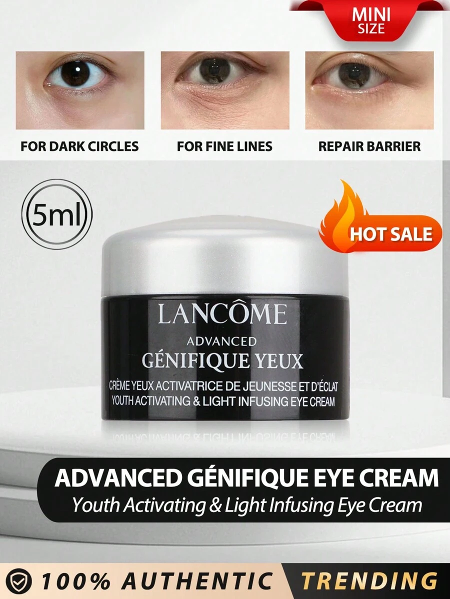 Lancôme 兰蔻[迷你]高级精华眼霜 5ml 针对黑眼圈和细纹 - 含双歧杆菌益生元、透明质酸和维生素 Cg - 5ml - 查看 1