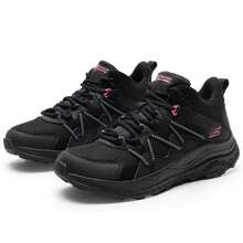 Skechers 女士保暖雪地靴，复古跑步健身休闲鞋 117495-BBK - 117495-BBK - 查看 2