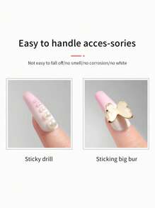 annies 7g/Mxbon Nail Tips Glue, Taiwan Nail Glue For Daily Finger Nail Art, Strong Adhesive, Long Lasting - Màu be - Xem 8
