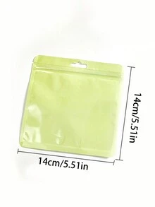 7 chiếc/18 chiếc Túi đựng đồ trong suốt nhiều màu, Túi nhựa trong suốt phẳng màu trắng, xanh dương, xanh lá, hồng, tím, xanh da trời, dùng để đựng quà tặng, đồ trang sức, văn phòng phẩm, bưu thiếp, cáp - Nhiều màu - Xem 2