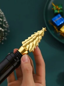1 phụ kiện trang trí rượu vang Giáng sinh, nút chặn chai rượu bằng hợp kim kẽm, thích hợp cho tiệc tùng Châu Âu và Mỹ, trang trí chai, trang trí nhà cửa, quà tặng Giáng sinh, phụ kiện cốc, quà tặng cho bạn bè, quà tặng cho gia đình, tiệc Giáng sinh - Nhiều màu - Xem 7