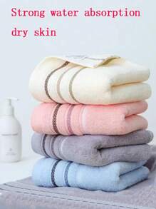 1 块毛巾，适用于洗脸、乔迁礼物、劳动安全毛巾家庭浴室装饰秋季装饰美容院返校家庭浴室淋浴毛巾适用于美容院、酒店运动、家庭必需品、毛巾、皮肤护理