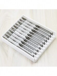 10片/盒不锈钢理发刀片，多款式美容美发沙龙剃须刀片，返校季，旅行度假必备，女士美发配件，后梳，吹风机，头发，理发师，边缘梳，造型梳，吹风机，美发用品，发胶，卷发产品，美发设备，剪发剪刀，圣诞节，理发店，美发，吹风机，发刷，理发师，美发设备，发型，美发，理发师，理发师配件，理发店，美发设备