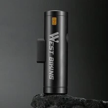 WEST BIKING Đèn xe đạp, đèn pha có thể tháo rời, đèn hợp kim nhôm có độ sáng cao để đi xe ban đêm - Nhiều màu - Xem 9
