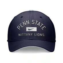 Nike Men's Navy  Nittany Ns Primetime Swoosh Flex Hat