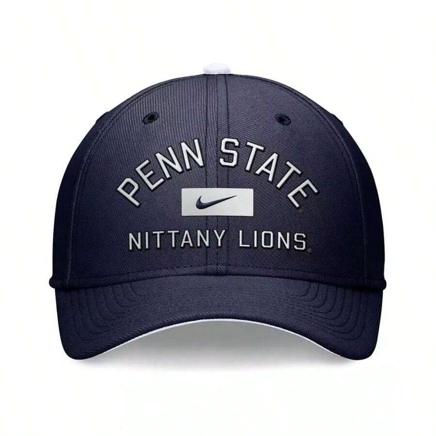 Nike Men's Navy  Nittany Ns Primetime Swoosh Flex Hat
