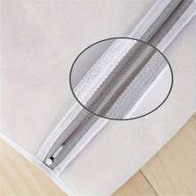 Bộ 2 túi lưới thô và mịn dày để giặt áo ngực, đồ lót, đồ giường và bảo quản đồ - trắng - Xem 7