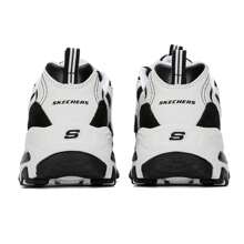 Skechers 女款綁帶復古熊貓休閒鞋/37碼以上建議拍小半碼 13148-WBK - 黑色/白色 - 查看 3