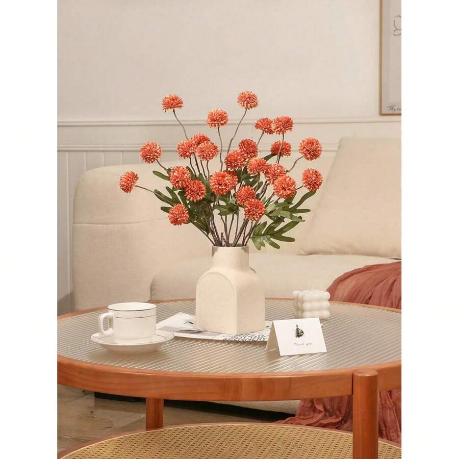 1pc Artificial Dandelion Flower With 5 Heads, HighQuality Antioxidant