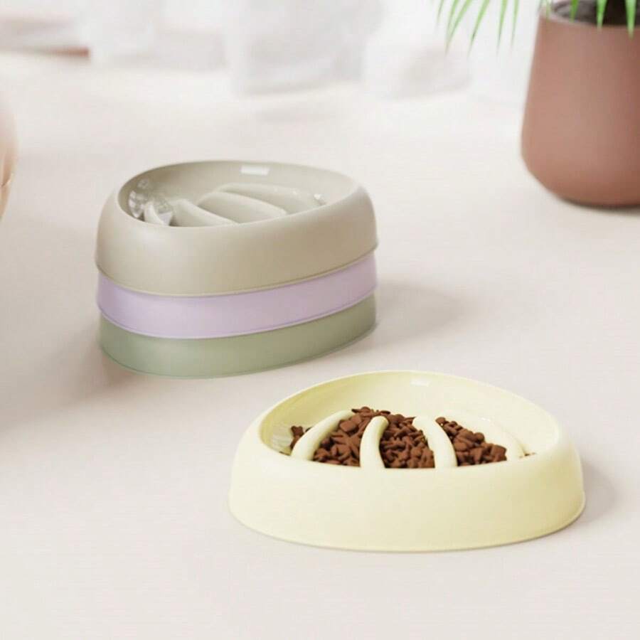 Ceramic Pet Bowl, Slow Feeder Dog Bowl, Dog Water Bowl, NeckProtecting