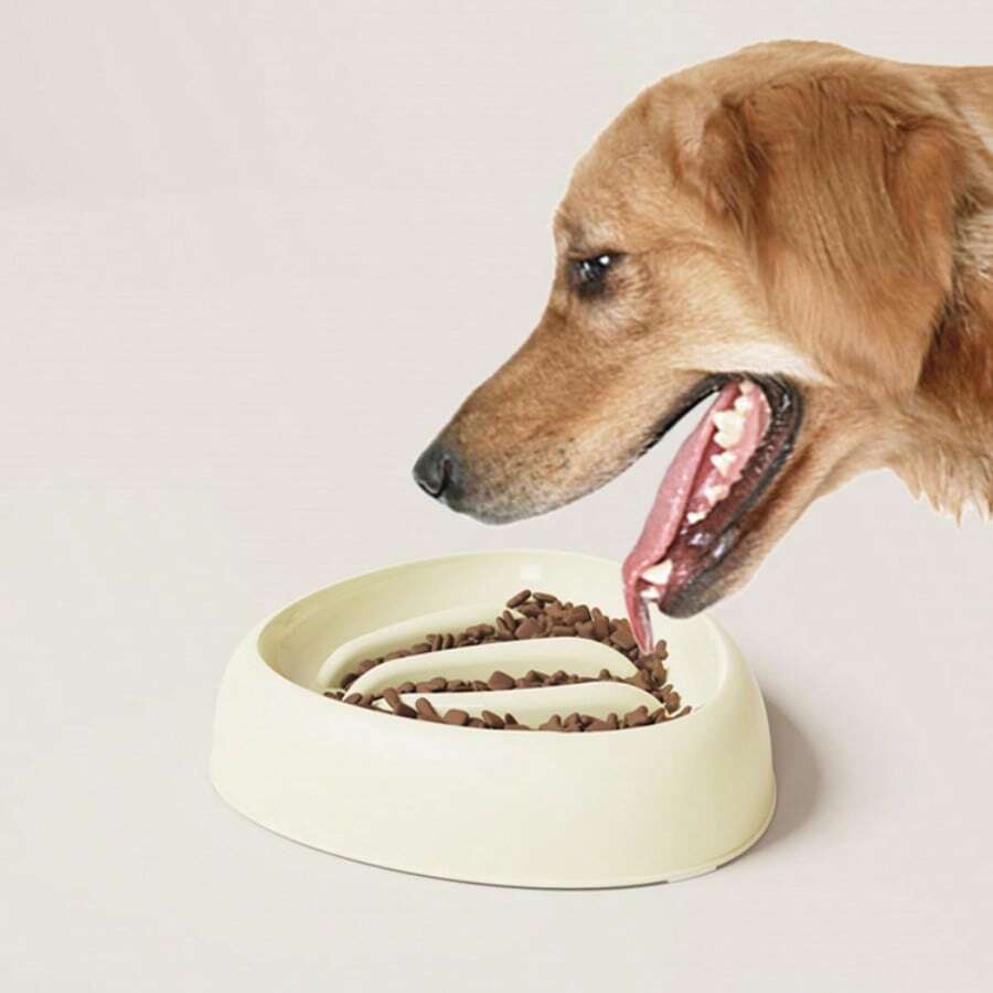 Ceramic Pet Bowl, Slow Feeder Dog Bowl, Dog Water Bowl, NeckProtecting