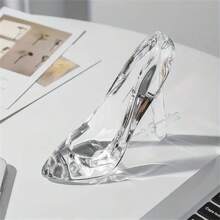 1 đồ trang trí giày pha lê, tượng acrylic nghệ thuật thủ công để trang trí nhà cửa, giá sách, văn phòng, lối vào, ngày lễ tình nhân, năm mới, tiệc Phục sinh quà tặng tốt nhất - Nhiều màu - Xem 3