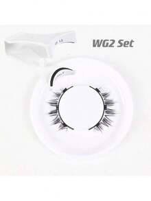 3-Magnet Magnetic Eyelashes Fluffy False Eyelashes No Glue Needed Magnetic Lashes Natural Strip Eye Lashes Magnetic Fake Eyelashes Durable Fake Lashes With Applicator - Natural Lashes - View 5