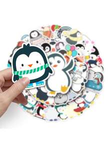 50 miếng dán hình chim cánh cụt, miếng dán chống thấm nước hoạt hình dễ thương cho bình nước, máy tính, sổ tay, hành lý, điện thoại, máy tính xách tay, ván trượt, quà tặng hàng ngày, quà tặng Halloween, quà tặng Giáng sinh, quà tặng sinh nhật! - Nhiều màu - Xem 4