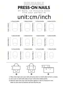 24pcs Short Square Halloween Bat Contrast Color Glossy Adhesive Press-On False Nails For Women, Removable & Perfect Fit