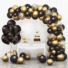 8/16 件生日黑色气球趣味派对配件虐待生日气球 - 8 个不同趣味攻击性气球（适合她/他），圣诞节 - 黑色 - 查看 6