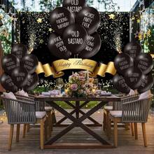 8/16 件生日黑色气球趣味派对配件虐待生日气球 - 8 个不同趣味攻击性气球（适合她/他），圣诞节 - 黑色 - 查看 4