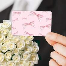 带蝴蝶结的猫信用卡贴纸、无气泡超薄信用卡贴纸、钥匙保护贴纸、运费、借记卡、信用卡趣味工艺贴纸、剪贴簿、礼品和工艺贴纸奖励、礼品贴纸、返校、学校用品