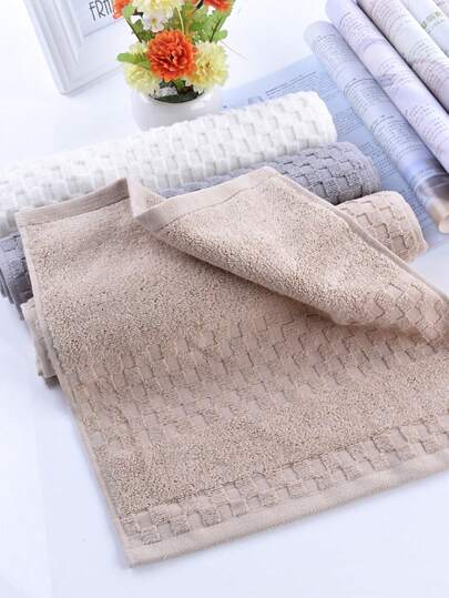 1/3/6 יחידות מטפחת מרובעת 34x34 ס"מ, דוגמת משובץ פשוטה, מגוון צבעים. סופגת ויבשה במהירות, מתאימה לחדר אמבטיה, מטבח, נסיעות, מלון, חוץ, מתנות לגברים, נשים וזוגות, כל עונות השנה. עיצוב חדר אמבטיה לבית עיצוב סתיו חזרה לבית הספר מטליות כלים מגבת מטבח