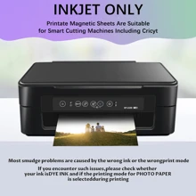 5/10pcs - A4 Size (8.3x11.7 Inches) Printable Magnetic Paper, 16mil Glossy Flexible Magnetic Sheets, No Adhesive Back, Suitable For Inkjet Printers - Black - View 6