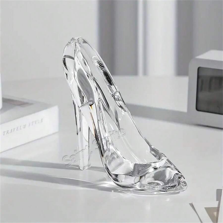 1 đồ trang trí giày pha lê, tượng acrylic nghệ thuật thủ công để trang trí nhà cửa, giá sách, văn phòng, lối vào, ngày lễ tình nhân, năm mới, tiệc Phục sinh quà tặng tốt nhất - Nhiều màu - Xem 1