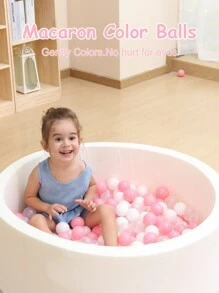 30 piezas de bolas de plástico resistentes a la presión de 2.17 pulgadas/5.5 cm de colores para piscina de bolas de niños pequeños, parque infantil, tienda de campaña, decoración de fiestas de cumpleaños - suaves y seguras, perfectas para fiestas, parques infantiles y piscinas