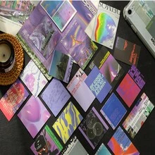 60 miếng/gói chủ đề cầu vồng nhãn dán trang trí, sổ lưu niệm tự làm, sổ tay, cốc, ốp điện thoại và các nhãn dán trang trí khác - Nhiều màu - Xem 3