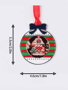 Đồ trang trí cây thông Noel cá nhân hóa, Mặt dây chuyền hình chuông tùy chỉnh Đồ trang trí Giáng sinh cho trang trí nhà ngày lễ, khiêu vũ, đám cưới và tiệc tùng, thêm hình ảnh của bạn (Vàng) - nhiều màu - Xem 2
