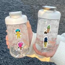 60Pcs Troll Doll Stickers Cute Vintage Doodle Vinyl Waterproof Stickers, Suitable For Water Bottles, Laptops, Phones, Skateboards, Guitars, Luggage, Scrapbooks, Helmets, Decorations For Children, Teenagers, Adults' Party And Diy, Scrapbooking, Gifting, Christmas Decoration,Kids Luggage,Gravity Falls,Christmas Vinyl Stickers - Multicolor - View 5