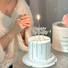 1 chiếc hợp kim lấp lánh đính đá số 0-9 trang trí bánh kem trang trí tiệc sinh nhật cưới vàng bạc - Bạc - Xem 10