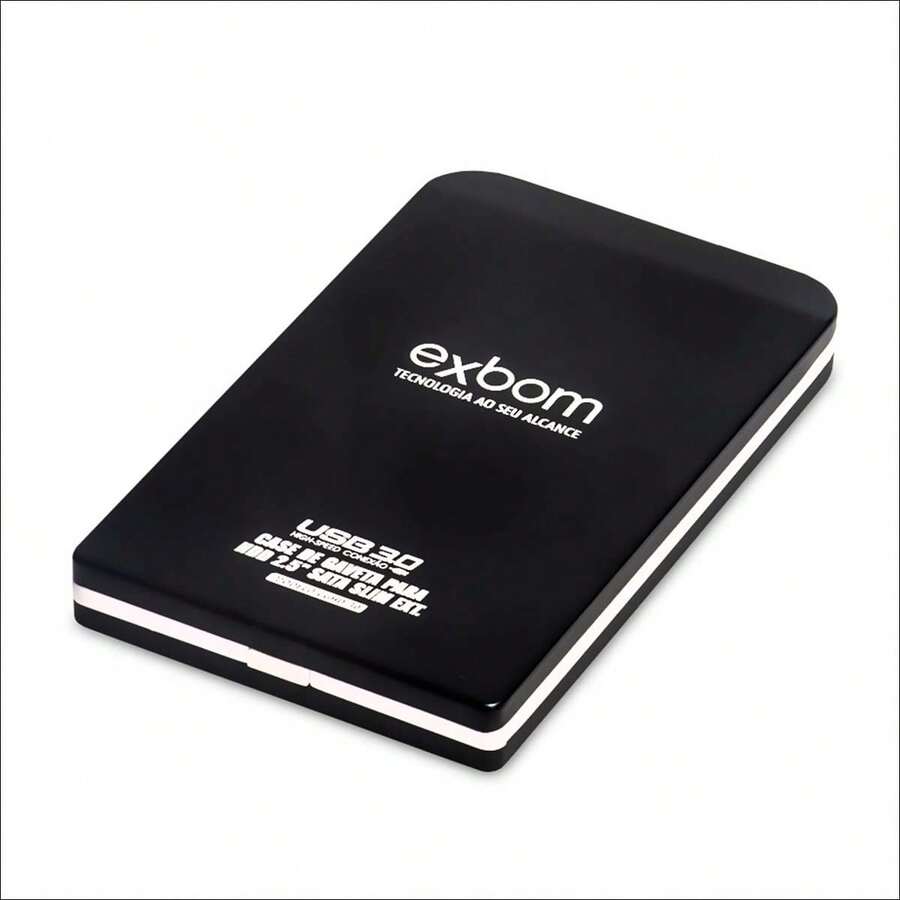 USB 3.0 External HD Case 2.5" - Metal - màu đen - Xem 1