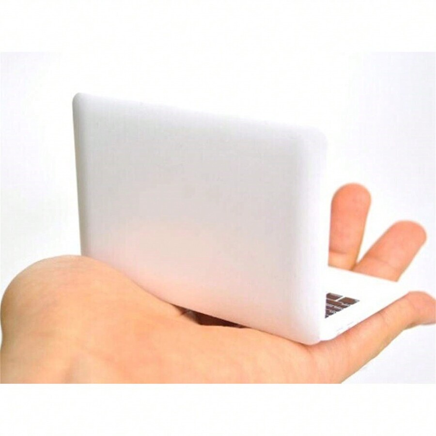 Mini Cat Laptop Toy Pocket Mirror, 3.7 X 2.5 Inch Small Folding Dog