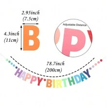 Decoración para tarta de cumpleaños (Plateado)