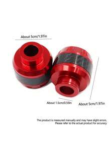 2 piezas Accesorios para motocicletas todoterreno Taza amortiguadora de aleación de aluminio, copa de horquilla delantera de fibra de carbono para bicicleta eléctrica anti-caída - Unitalla - Ver 12