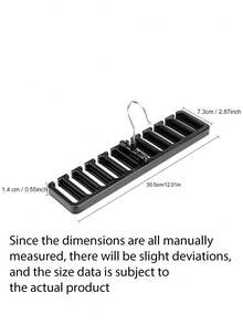 多功能皮带架，衣柜皮带挂钩和存储皮带架，多功能皮带整理器也适用于存放领带，围巾，帽子 - 节省衣柜空间 - 彩色 - 查看 10